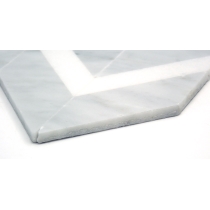 BIZOU - 12X13, WHITE/WHITE, POLISHED